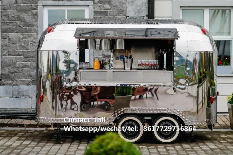 Полностью нержавеющая сталь hig качество 4 м длина мобильный грузовик