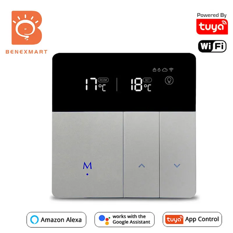 Умный термостат Tuya Wi Fi контроллер температуры для воды/Электрического Подогрева