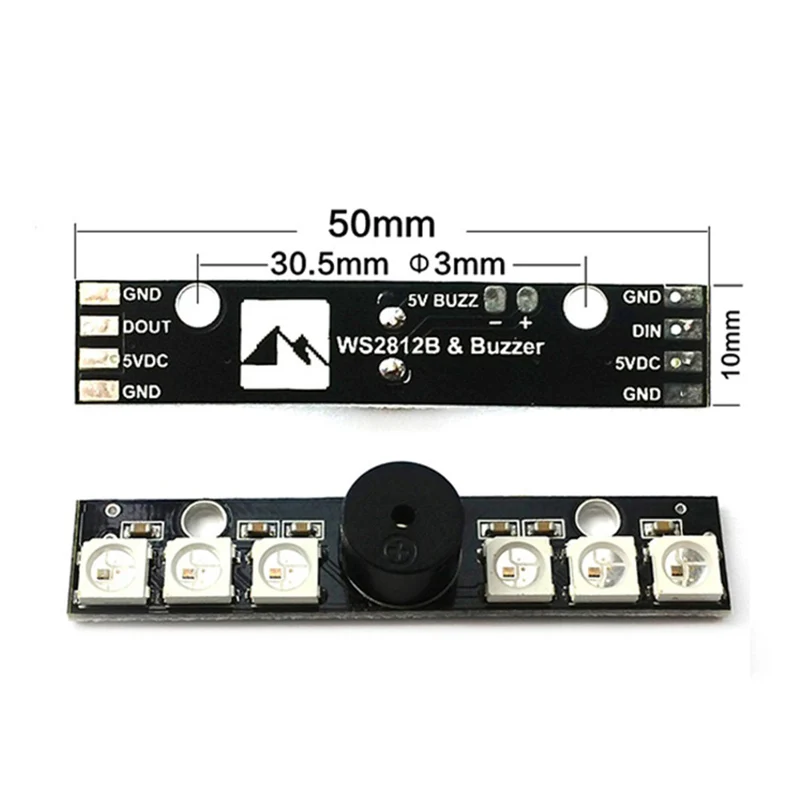 Matek Systems WS2812B светодиодный &amp 5V зуммер 6 цветная (RGB) чипы Светодиодный индикатор