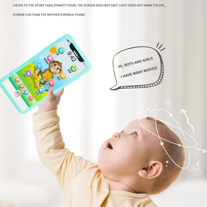 Дети Smart Touch Экран мобильный телефон игрушка Reborn Baby Doll многофункциональная