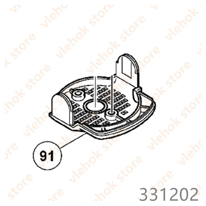 Задняя крышка для hitachi DH38SS DH38MS DH38YE2 331202, аксессуары для электроинструментов