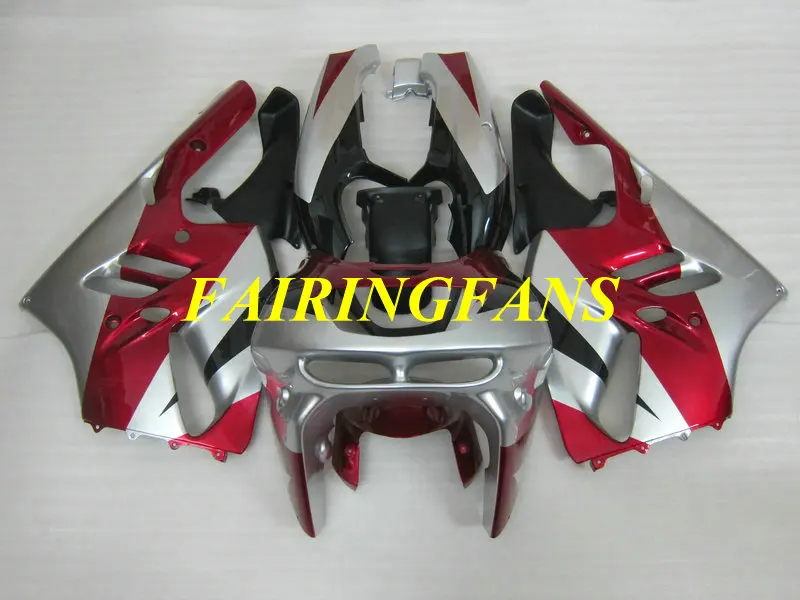 Обтекатель кузова мотоцикла для KAWASAKI Ninja ZX9R 94 95 96 97 ZX 9R 1994 1997 Красный Серебряный