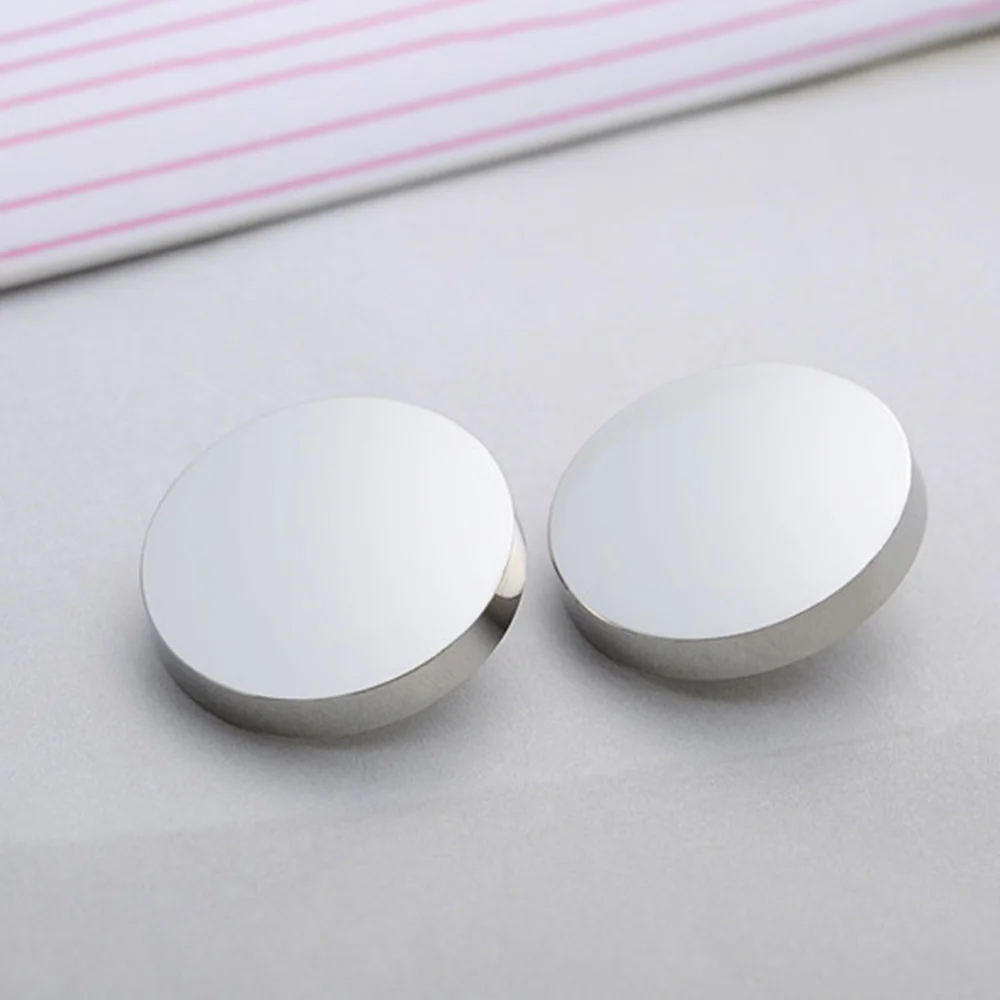 

30pcs Metal Coat Buttons Coat Flat Buttons Coat Sewing Buttons Costume Decorative Buttons (Golden 20mm)