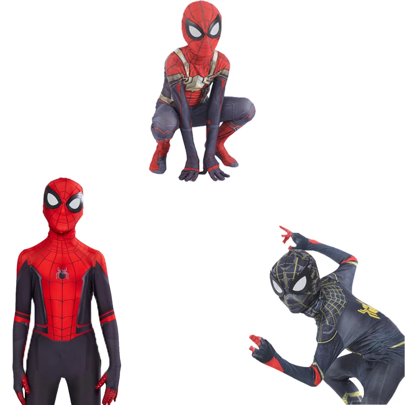 Костюм Spiderboy No Way Home интегрированный костюм для косплея супергероя на Хэллоуин