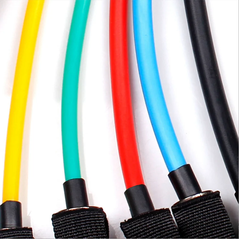 11 Pcs/set Latex Resistance Bands Mountaineering Hook Crossfit Training Exercise Yoga Tubes Pull Rope Workout Fitness Equipment |