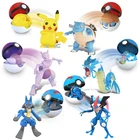 Оригинальная новая версия, гренерина, люкарио, Пикачу, эвэ, психидная утка, Charizard Pokeball, набор, коробка, деформация, фигурка, модель, кукла, подарок для детей