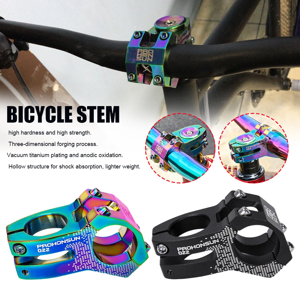 

Bicycle Stem 0° 45mm Short Stem Ultralight Aluminum 31.8mm Handlebar Stem Riser Mountain Road Bike Accessories for XC AM Enduro