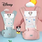 Эргономичная переноска для малышей Disney, рюкзак-кенгуру с набедренным сиденьем и накидкой Микки Мауса, детское набедренное сиденье, слинг-рюкзак, снаряжение для путешествий и активного отдыха