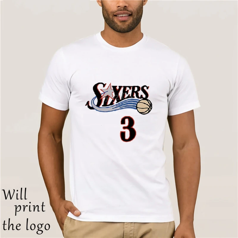 Белая футболка Philadelphia Allen Iverson |