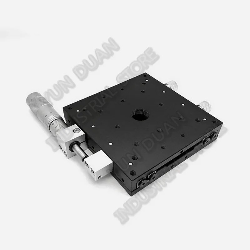 X Axis 100*100 мм ручной обрезки платформы двойной замок гайки направляющая с