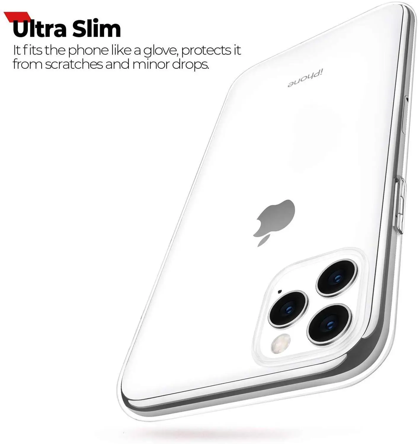 100 шт ультра тонкий TPU для Apple iPhone 11 Pro XS Max XR X 8 Plus 7 6 6S SE 5 5S Прозрачный чехол для телефона силиконовый прозрачный чехол