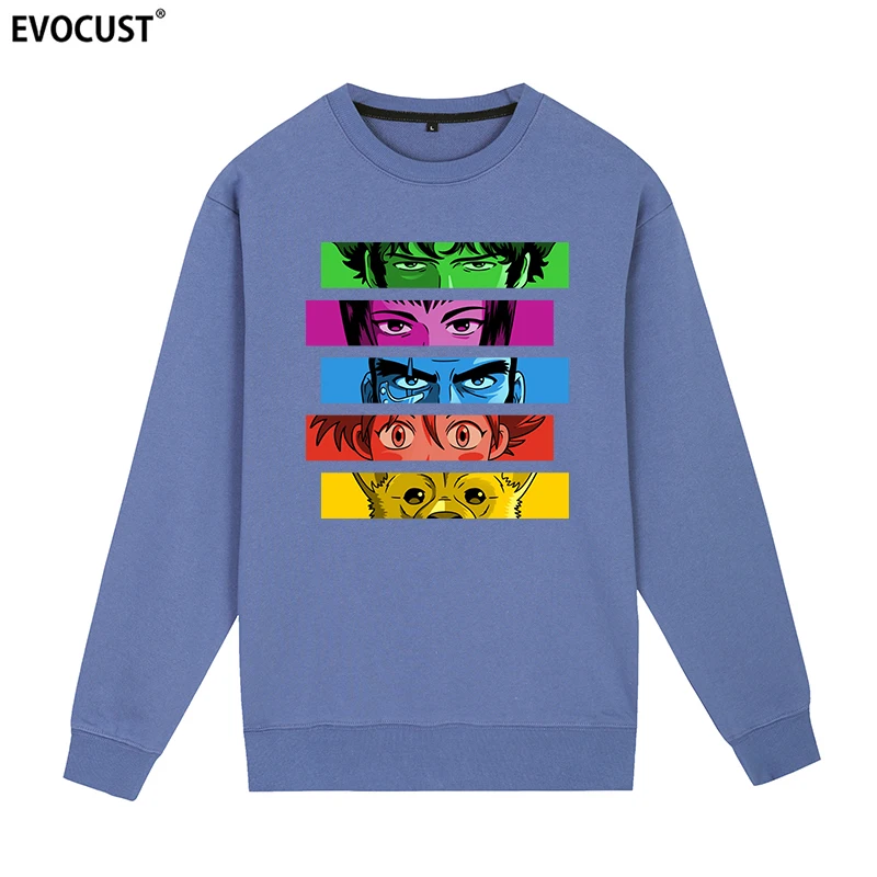 

Cowboy Bebop Classic 90s Anime Spike Spiegel Pullover Spring Unisex Black Sweatshirts Hoodies men women unisex Combed Cotton
