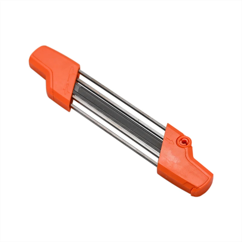 Orange 2 IN 1 13/64 5.2mm Chainsaw File Sharpener Chain Quick Saw Sharpening Kit For Stihl 3/8P .404 Inch Accessory Tool | Инструменты