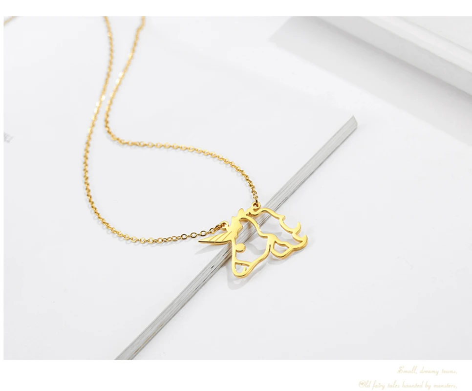 

Sherman Customized Animal Necklace Children's Cute Pendant Stainless Steel Couple Birthday Gift Lucky Amulet Jewelry Pendant