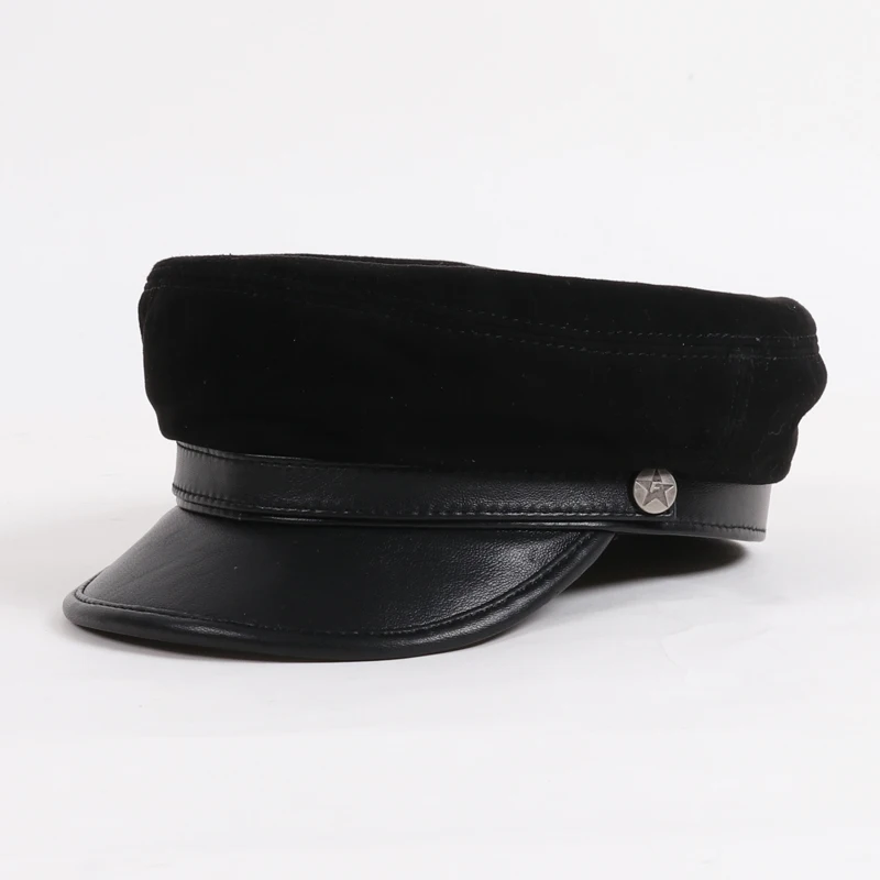 Женская Кожаная шапка из натуральной кожи | Аксессуары для одежды