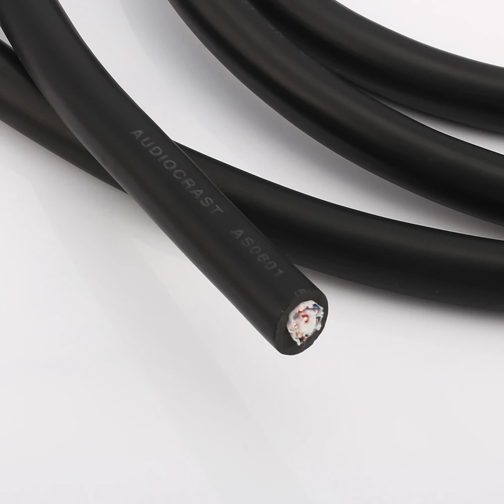 Кабель Audiocrast AS0801 Solid OFC Pure Медный для динамика 8 ядер bulk spaker cable|speaker cable|bulk cableofc speaker