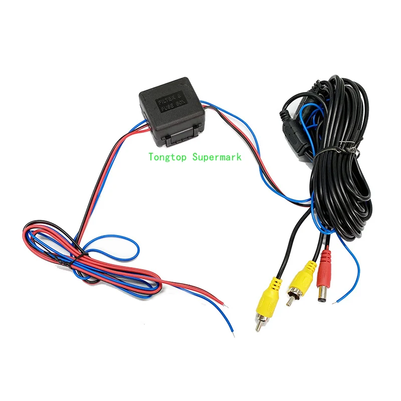 Кабели видео и питания стабилизированные для автомобильной камеры заднего