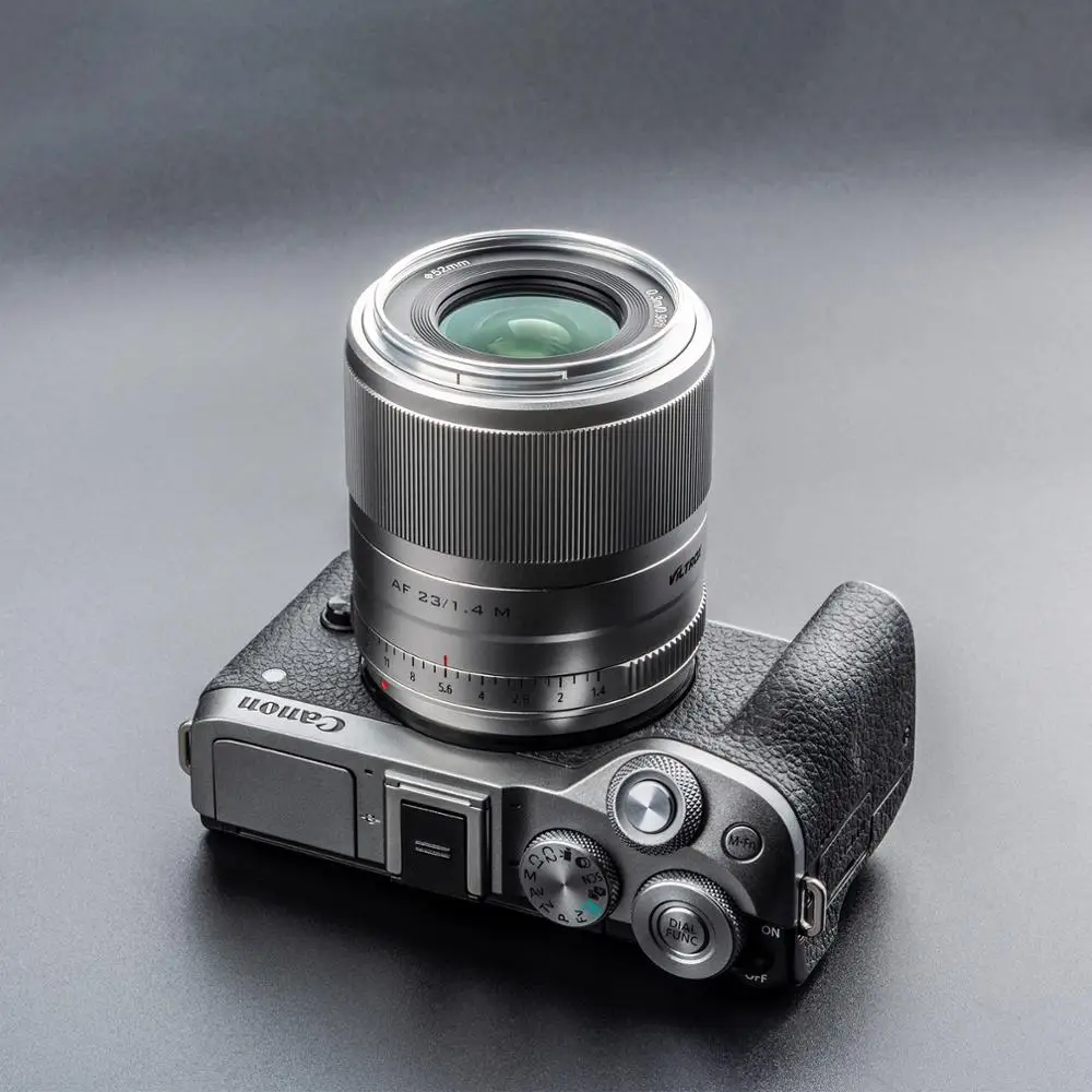 Viltrox 23 мм f1.4 STM EF-M крепление Авто фокус APS-C Prime объектив для камер Canon EOS M M5 M6 Mark II M200