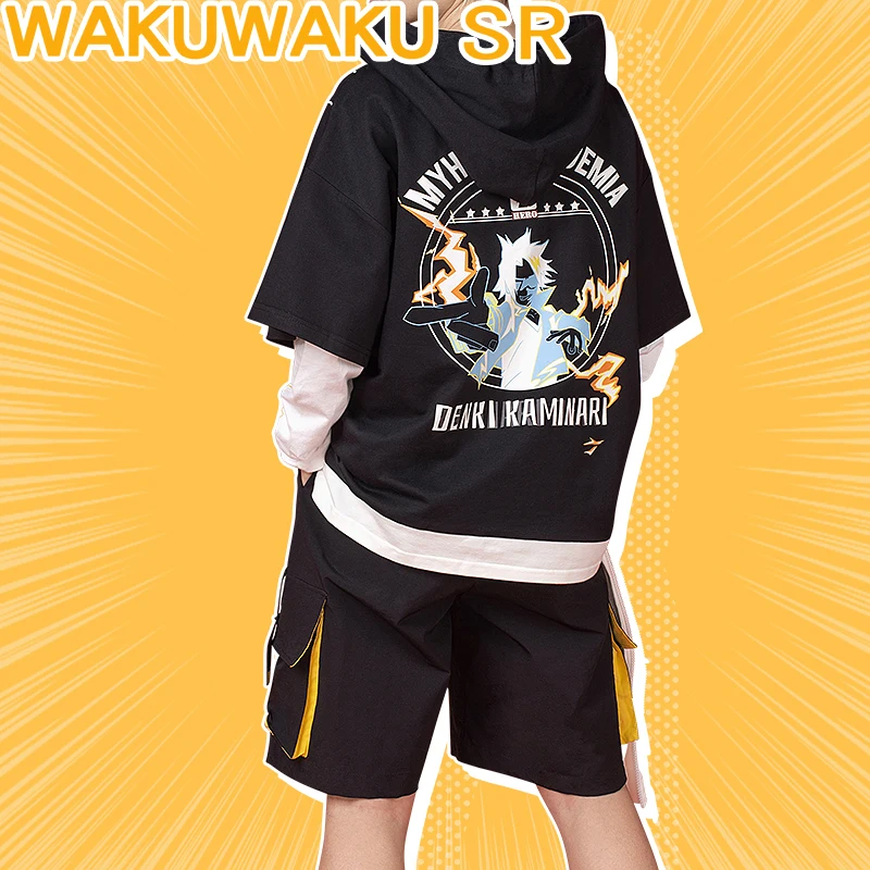 В наличии аниме Моя геройская Академия WakuWaku-SR костюм для косплея боку каминари