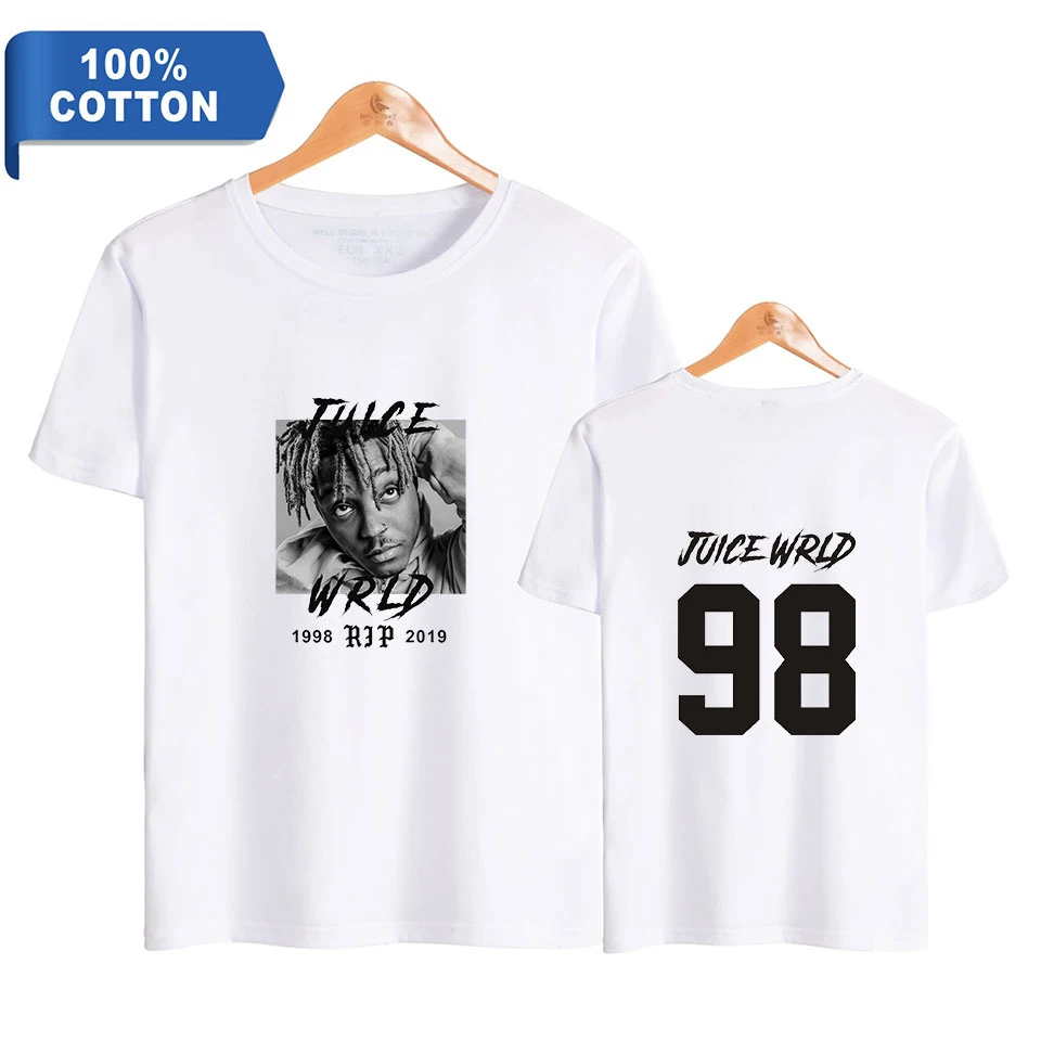 Футболка мужская летняя из 100% хлопка с принтом в стиле хип-хоп | Мужская одежда