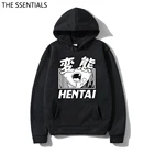 Толстовки Ahegao Hentai унисекс, Мультяшные худи в стиле аниме, Мужской Зимний пуловер оверсайз, свитшот, Повседневная теплая уличная одежда в стиле Харадзюку