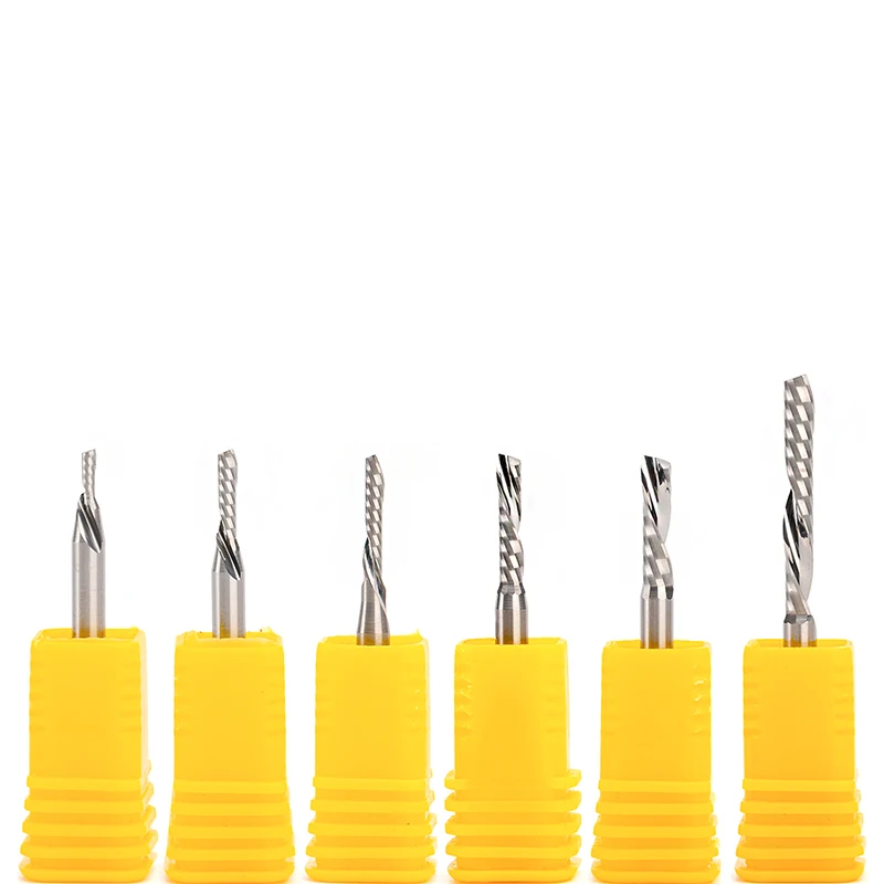 

Спиральная концевая фреза для пластика, ПВХ, акрила, МДФ, 5 шт