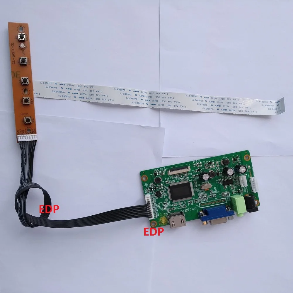 

Для B133HAN02.5 30pin KIT VGA 13,3 "1920 × 1080 драйвер монитора, светодиодный экран, плата контроллера дисплея, ЖК EDP