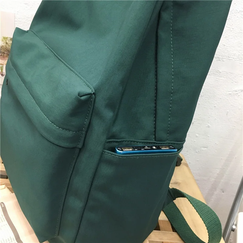 

2021 Backpack Women Backpack Solid Color Shoulder Fashion Bag For Teenage Girl Children School Female