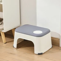 thicken plain children stools living room non slip bath bench child stool changing shoe stool portable small furniture chair