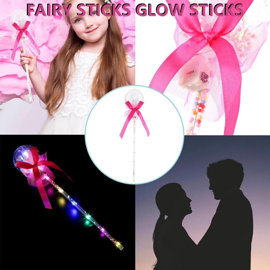Волшебные палочки светящиеся воздушные шары мигающие огни для детей пар День