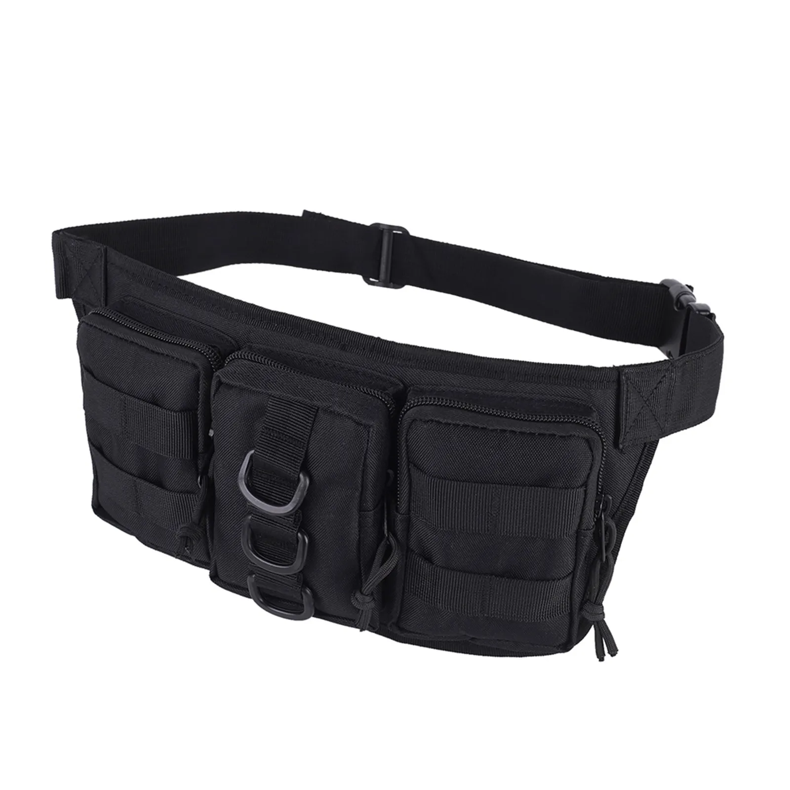 

800D Tactical Triple Pockets Tactical Multifunction Waist Bag Outdoor Sports EDC Pouch Storage Bag For Hunting Molle Systme