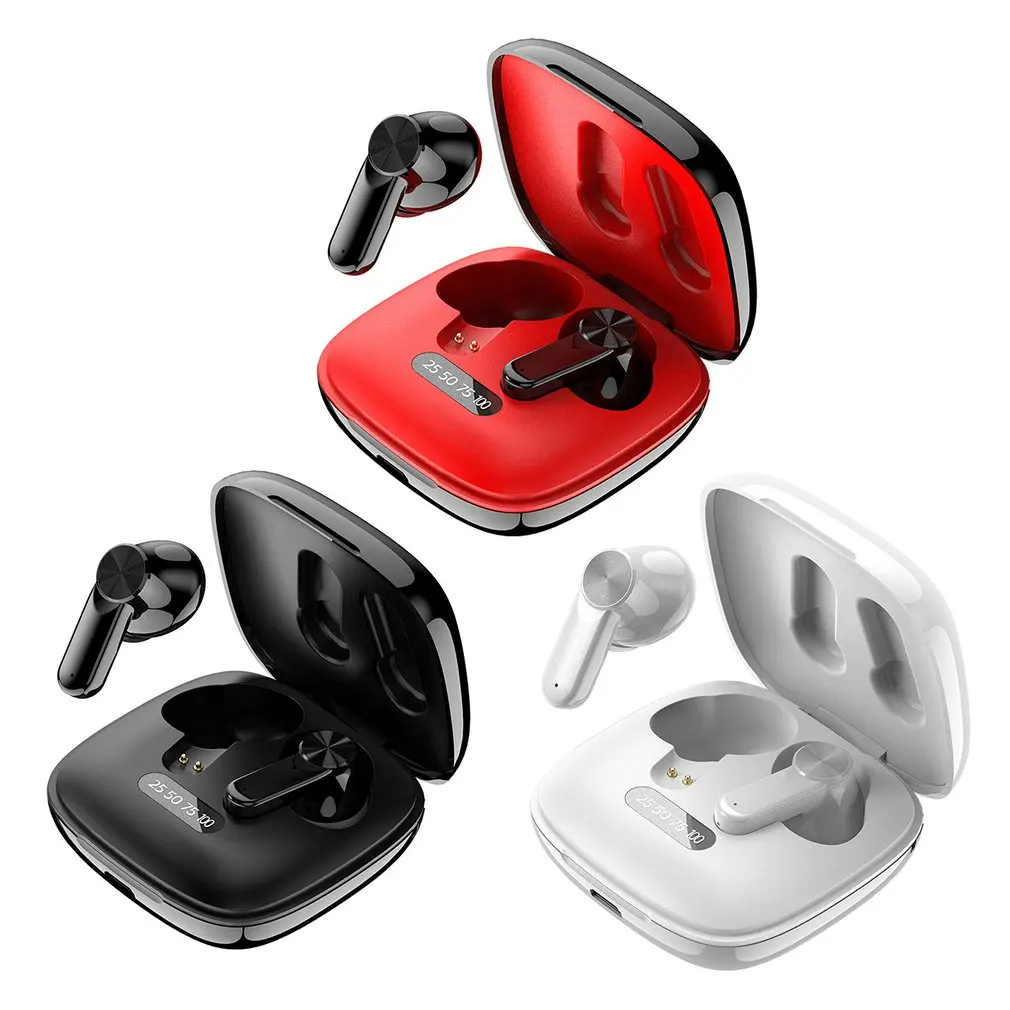 

True Wireless Earphones Bluetooth5.0Headphones Touch Control with Charging Case IPX5 Waterproof Sports Earpiece Stereo Earbuds