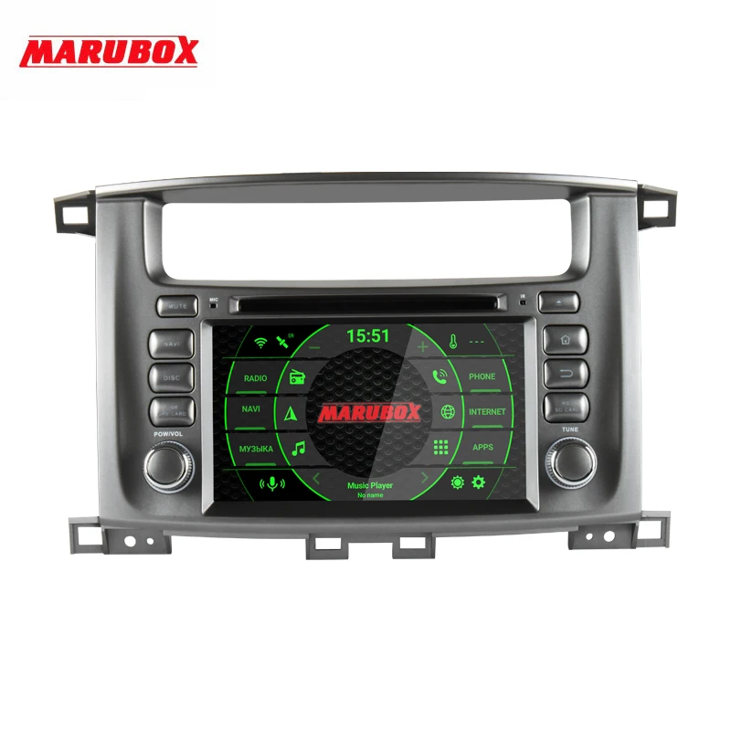 Автомобильный мультимедийный плеер Marubox KD7020 с DSP GPS навигацией Bluetooth для Toyota Land