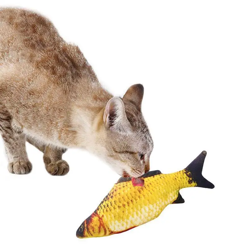 Crucian Carp 3D Рыба Catnip плюшевая кошка игрушка для домашних животных интерактивный питомец подарки Рыба игрушки для кошек Catnip мягкая подушка кукла моделирование рыба игра игрушка для домашних животных - Цвет: Crucian Carp