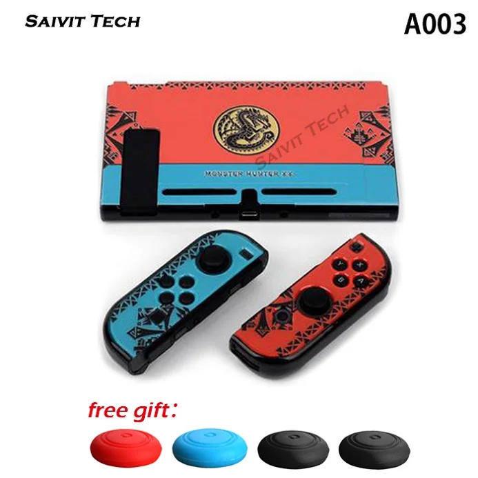 Защитная консоль для nintendo s для переключателей, Цветной корпус Nitendo Switch Crystal Shell, крышка для nintendo Switch, прямая стыковка - Цвет: A003