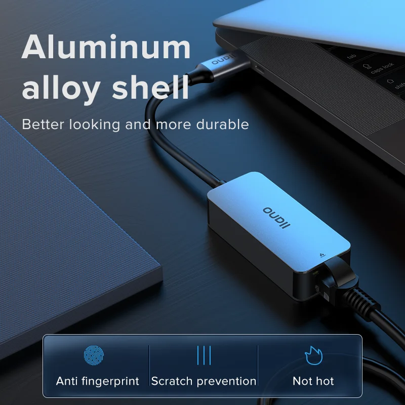 Внешняя сетевая карта LLANO Проводная 2500 Мбит/с USB C 2 5G | Компьютеры и офис