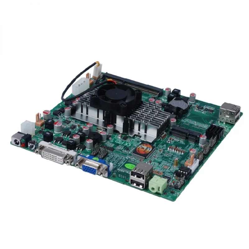 Низкая цена тонкая клиентская материнская плата mini itx с процессором AMD графика