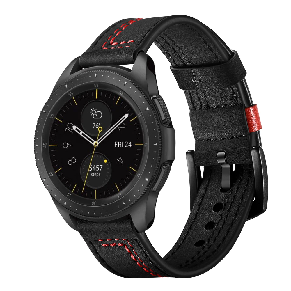 Ремешок из натуральной кожи для Samsung Galaxy Watch 46 мм 42 мм|Ремешки часов| |