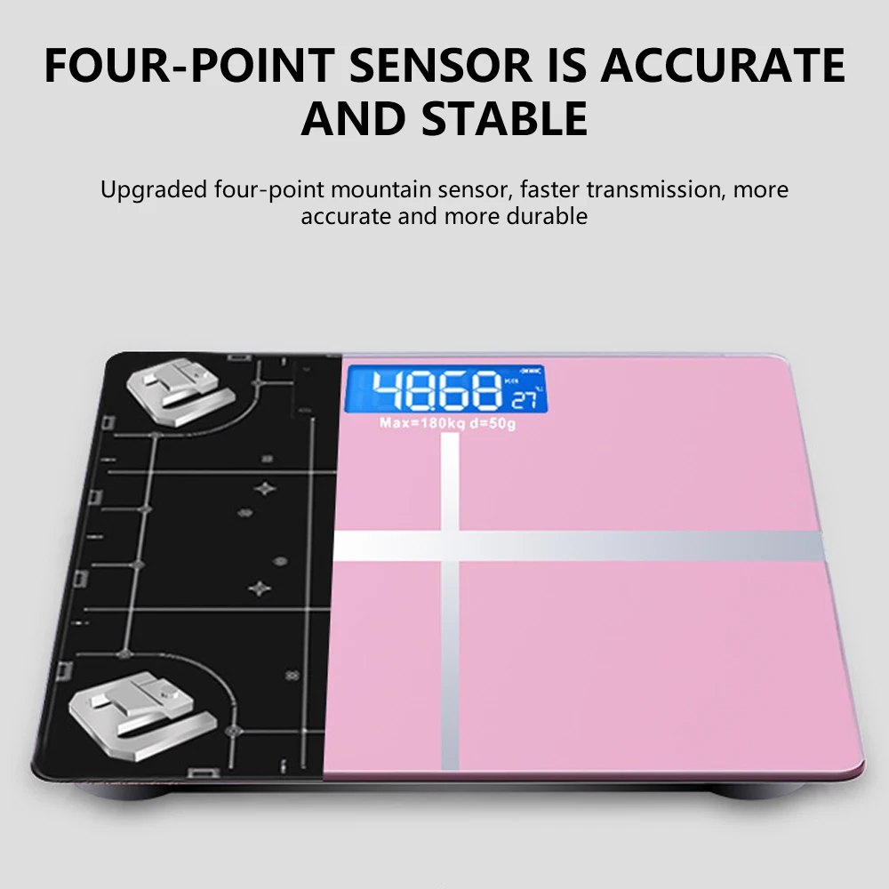 

Весы электронные с ЖК-дисплеем и закаленным стеклом