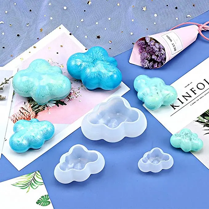 

Silicone Mold Mold Cute Cloud Diy Mold Large, Medium And Small Cloud Silicone Mold Home Decoration Decoration