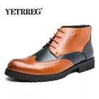 Брендовые мужские ботинки ручной работы, мужские ботильоны, уличная Водонепроницаемая рабочая обувь, модная мужская классическая обувь, мужские мокасины на шнуровке