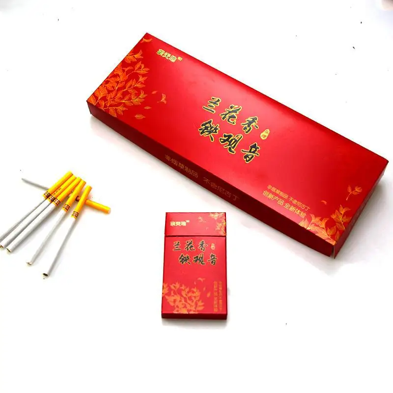 Чай Tieguanyin с ароматом орхидеи без никотина товары для броска курения|Трубки и