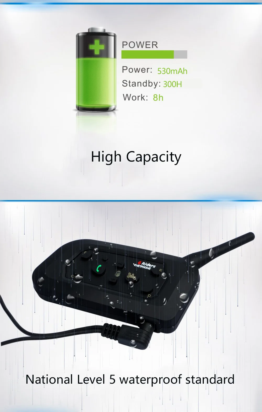 2 шт. V6 1200 м Мотоциклетный шлем Bluetooth гарнитура Intercommnicador Moto беспроводной IP65 Водонепроницаемый переговорный для 6 райдеров