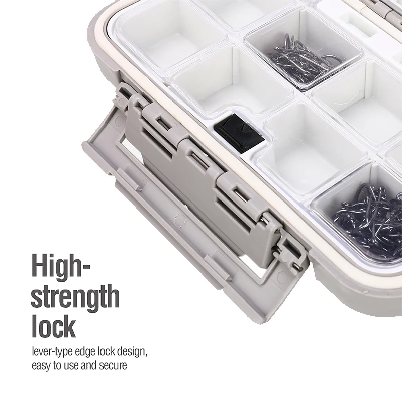 

16-30 Compartments Double Side Waterproof Fishing Tackle Box Carp Fly Fishing Accessories Bait Lure Hooks Storage Boxes