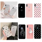 Мягкий чехол для Samsung Galaxy A11, A01, A21S, A50, A70, A51, A71, S10 E Lite, S20 Ultra Plus, ТПУ, с цветочным рисунком