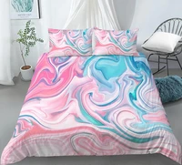 colorful ripple abstract pattern duvet cover bedding sets for bedding room quilt covers home bed decoration us king queen size
