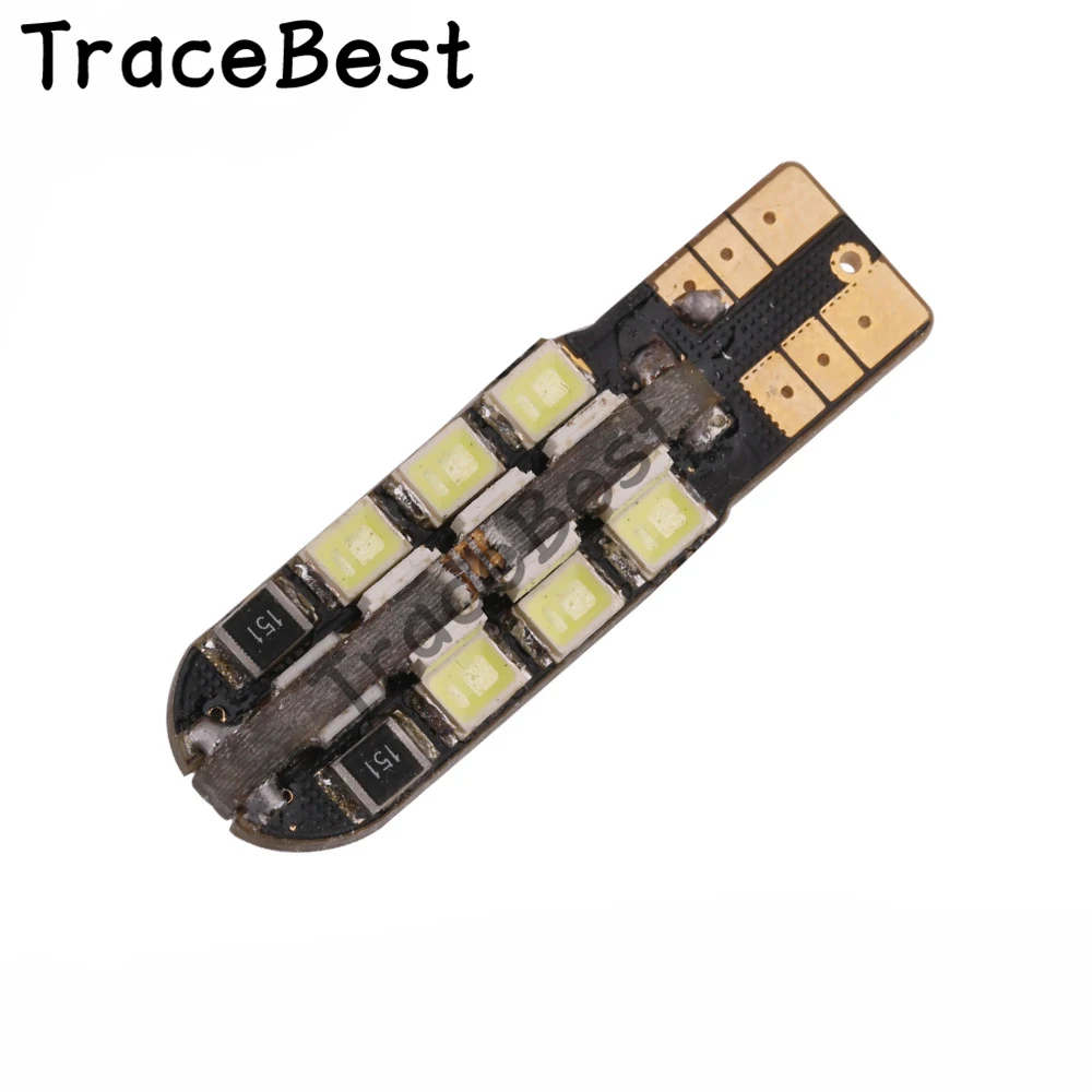 Комплект из 2 предметов белая подключению Can шины без ошибок T10 W5W 24 светодиодный