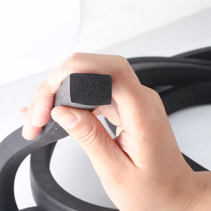 5 метров EPDM вспененная резиновая квадратная уплотнительная лента звукоизоляция