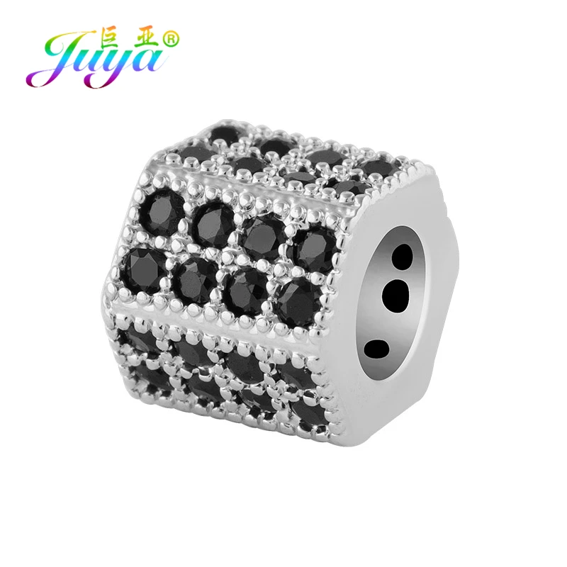 Juya рукоделие большое отверстие очаровательные бусины принадлежности с микро