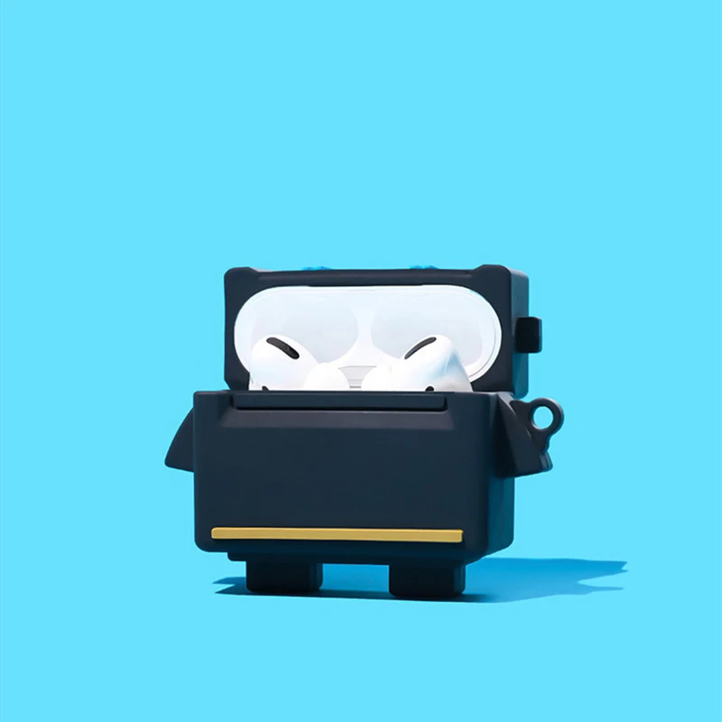 Чехол-подставка для беспроводных Bluetooth-наушников AirPods Pro с рисунком из